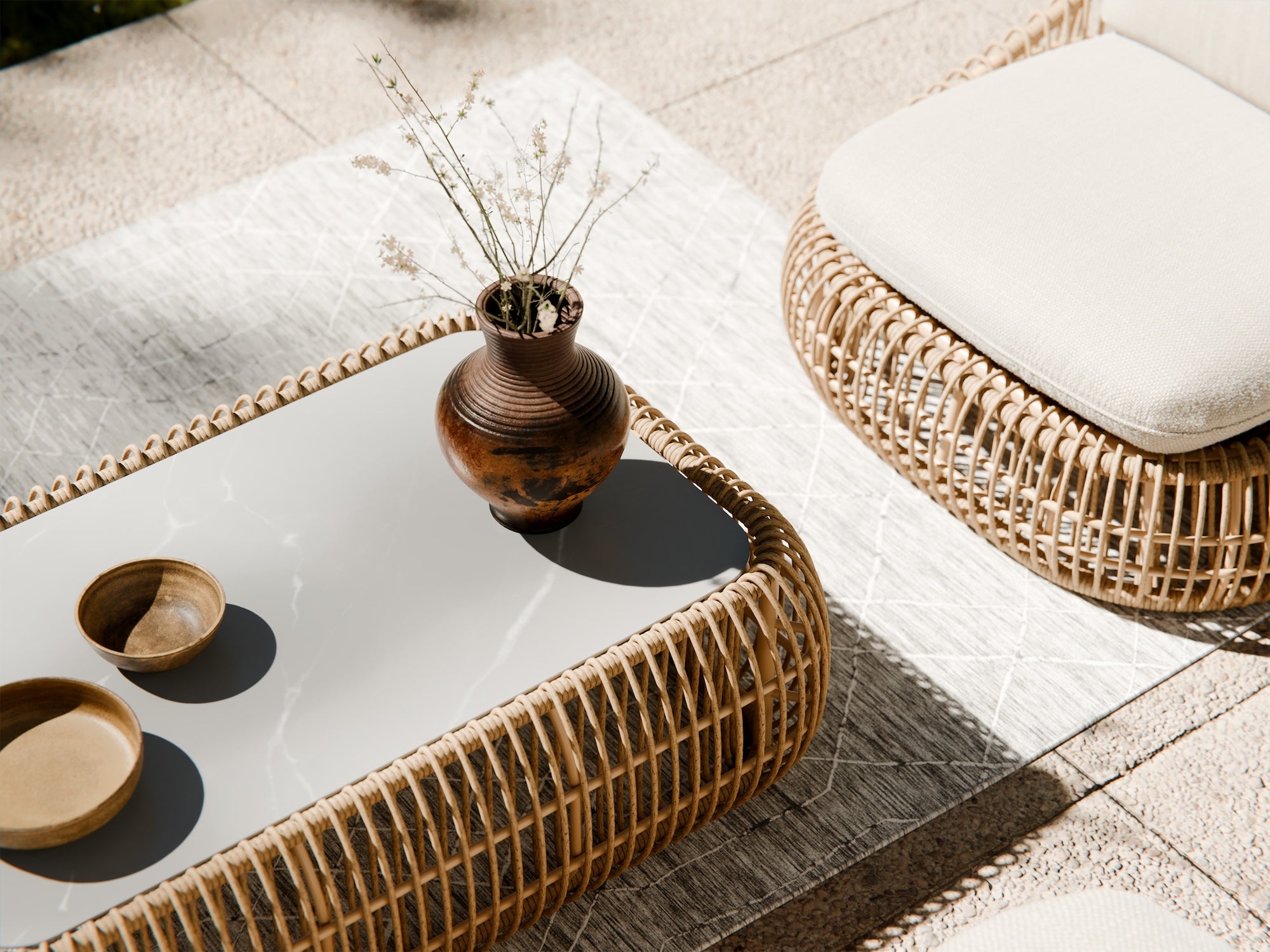 Mesa de centro rectangular Norden