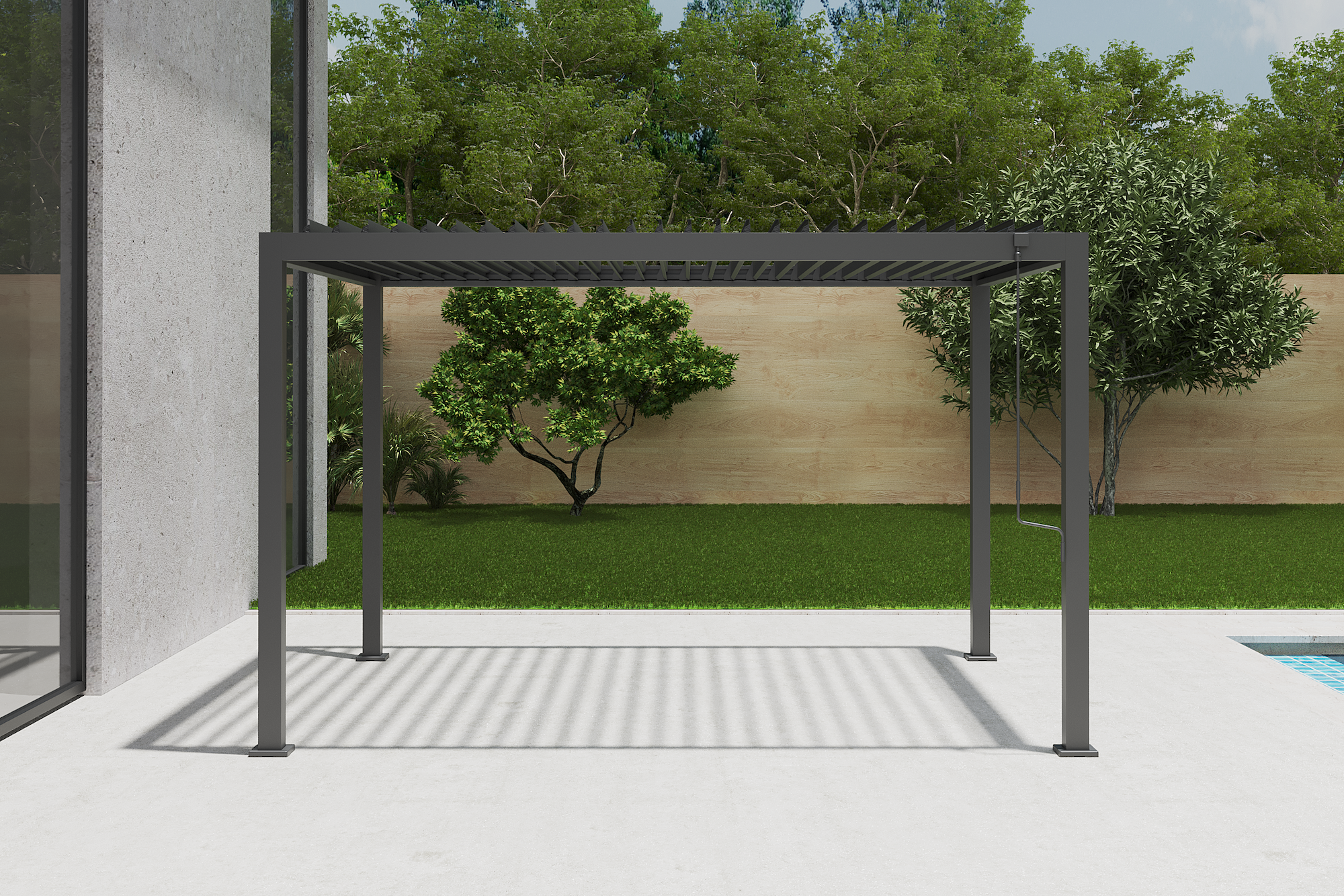 Core+ 110 3x4 Anthracite Pergola