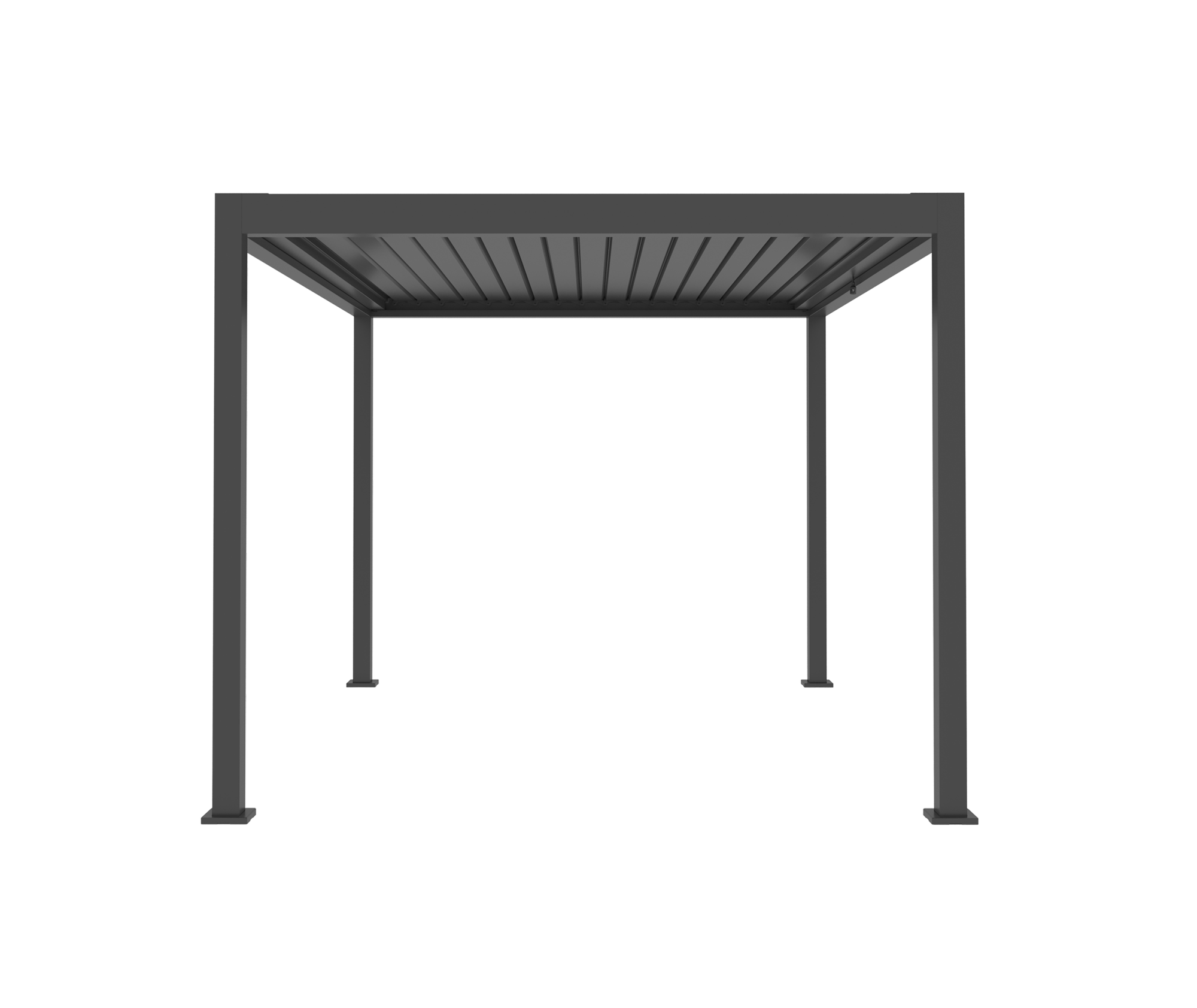 Pérgola Antracita Core+ 110 3x4 con Giro Manual
