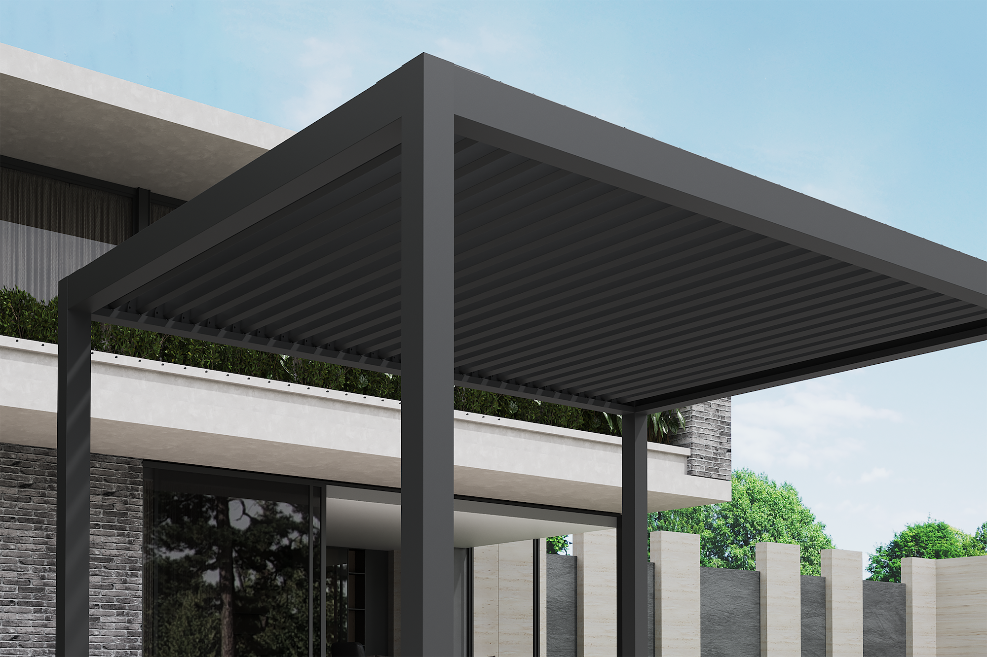 Pérgola Icono 120 3x4 Antracita