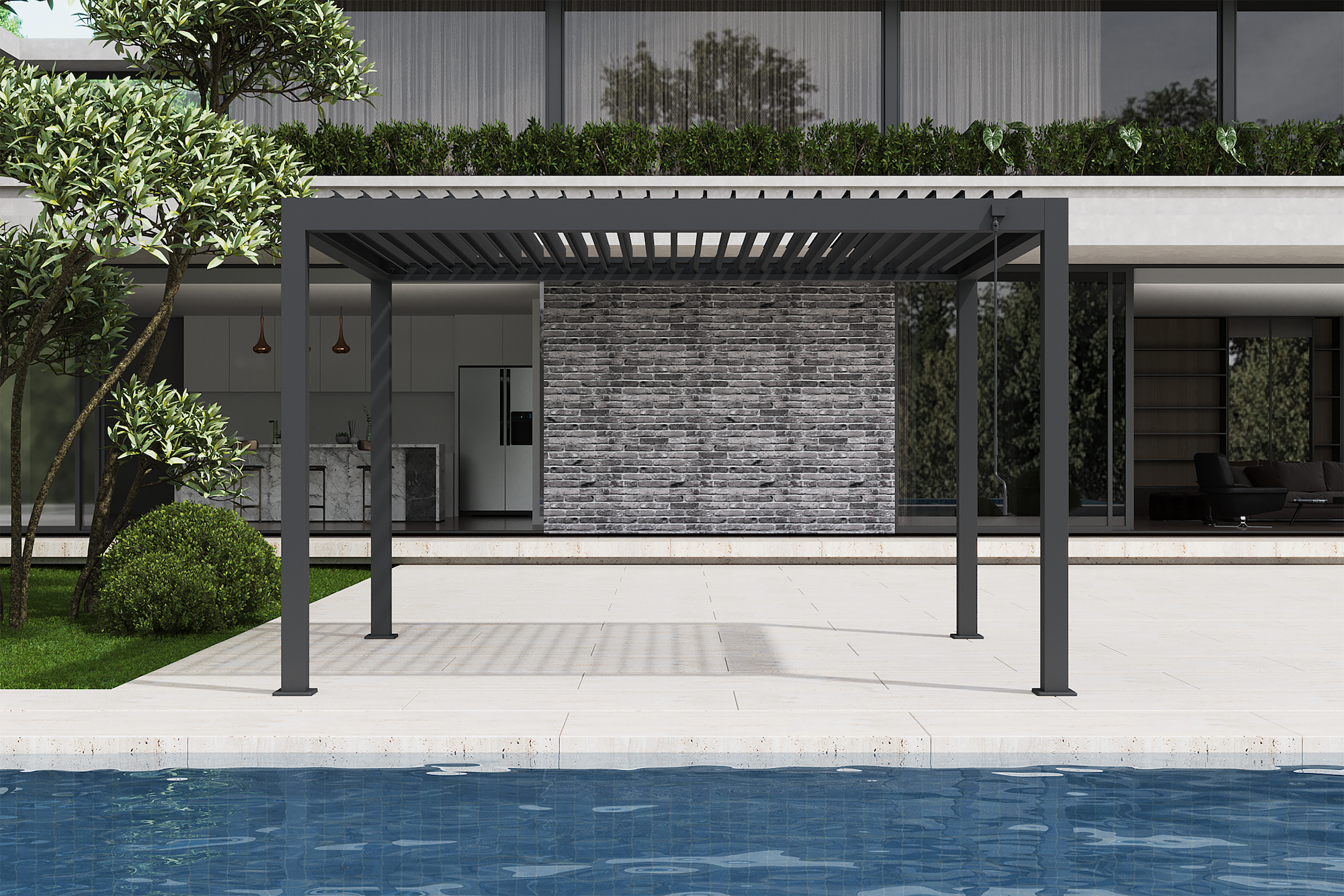 Pérgola Icono 120 3x4 Antracita