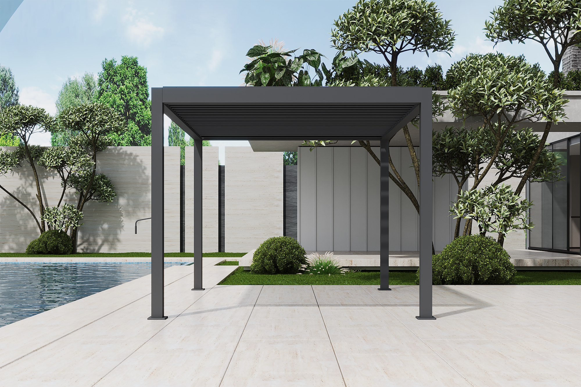Pérgola Icono 120 3x4 Antracita