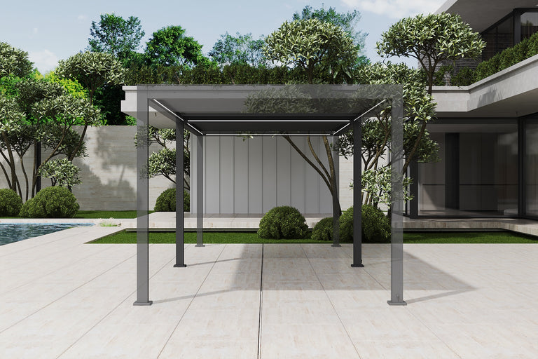 Icon 120 Retr Ext 3x4 Anthracite E-Pergola