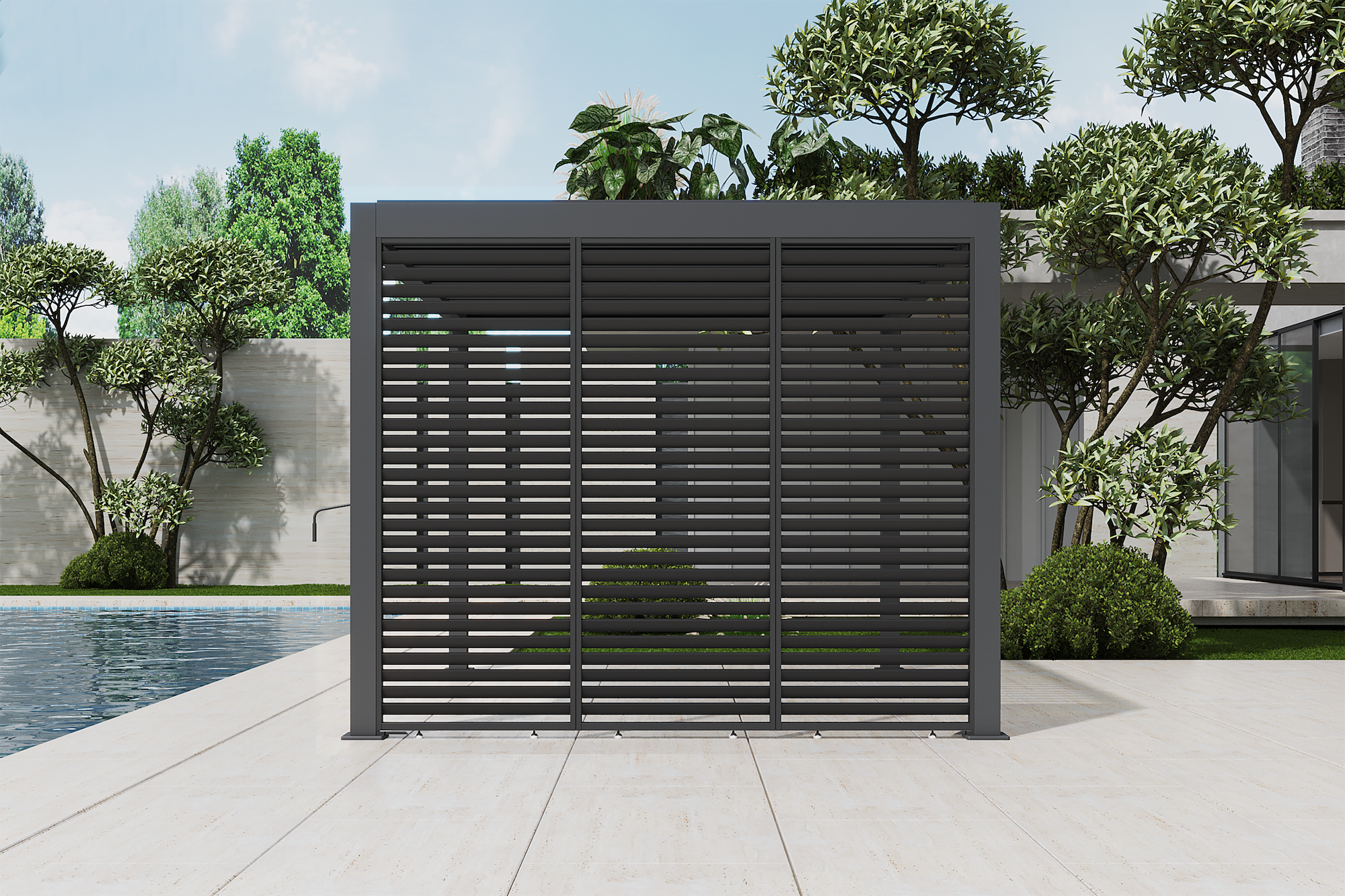 Pérgola Icono 120 3x4 Antracita