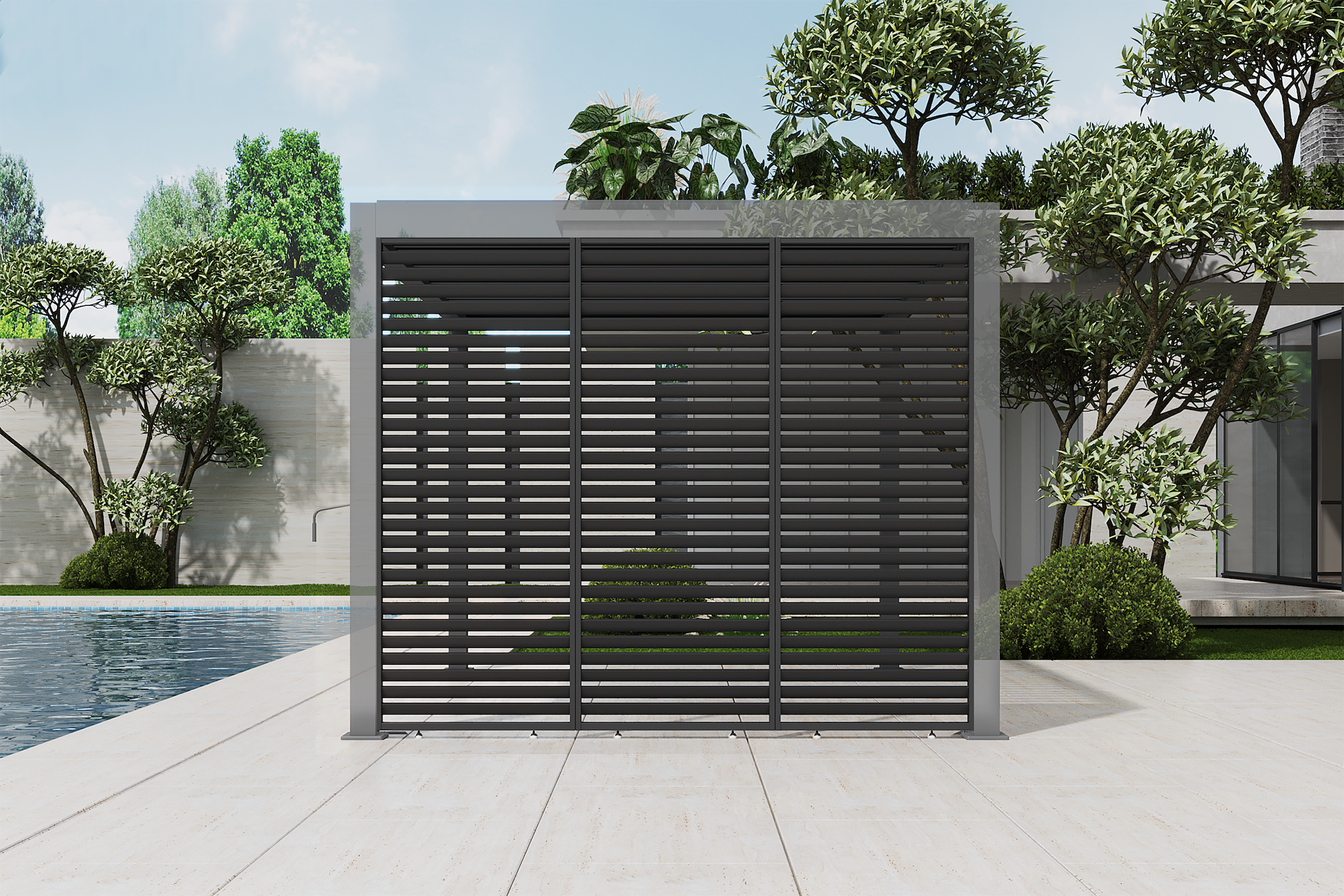 Pérgola Icono 120 3x4 Antracita