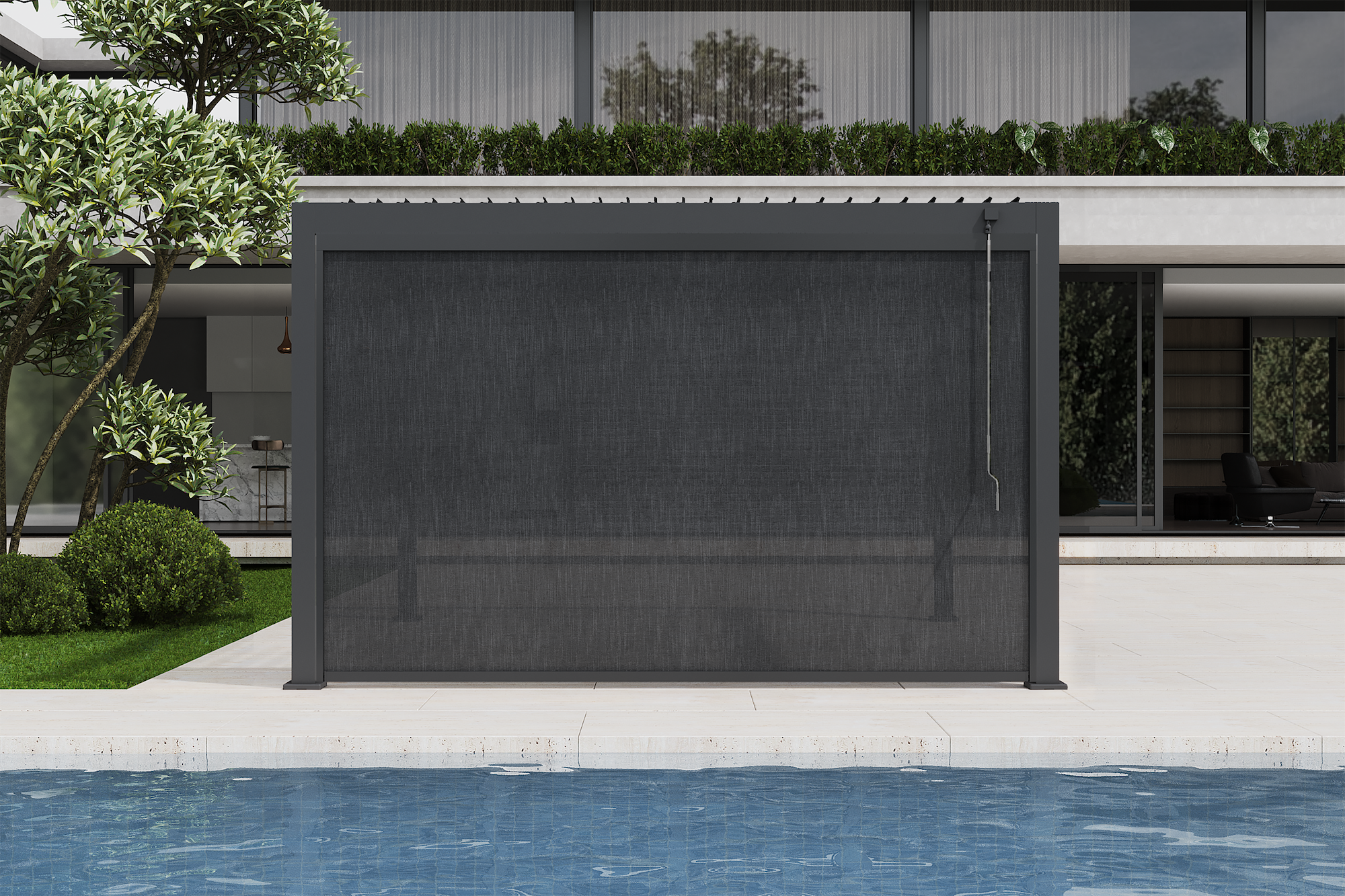 Pérgola Icon 120 4x4 Antracita