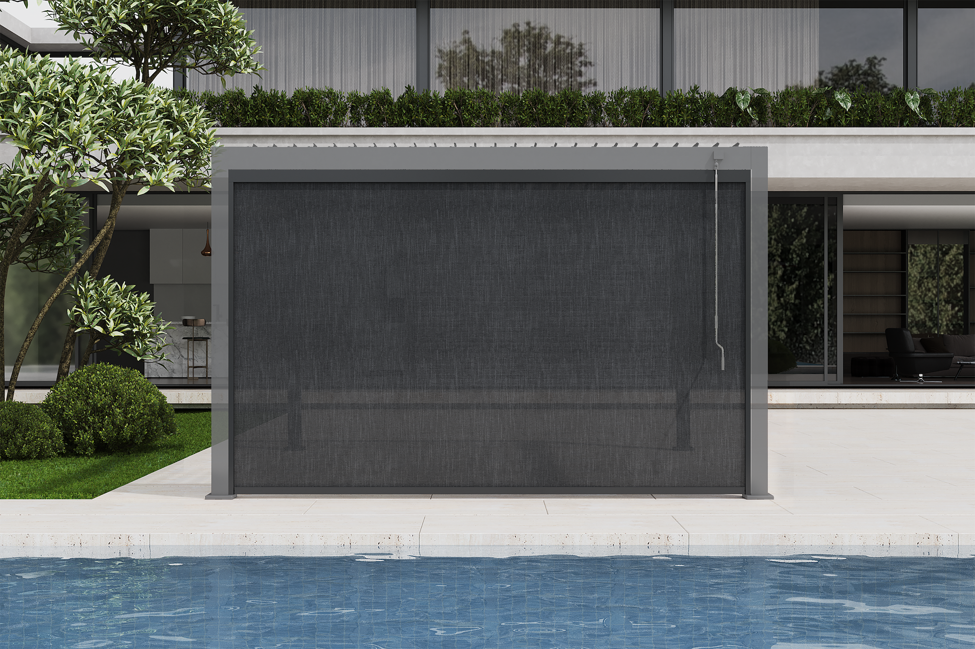 Pérgola Icon 120 4x4 Antracita