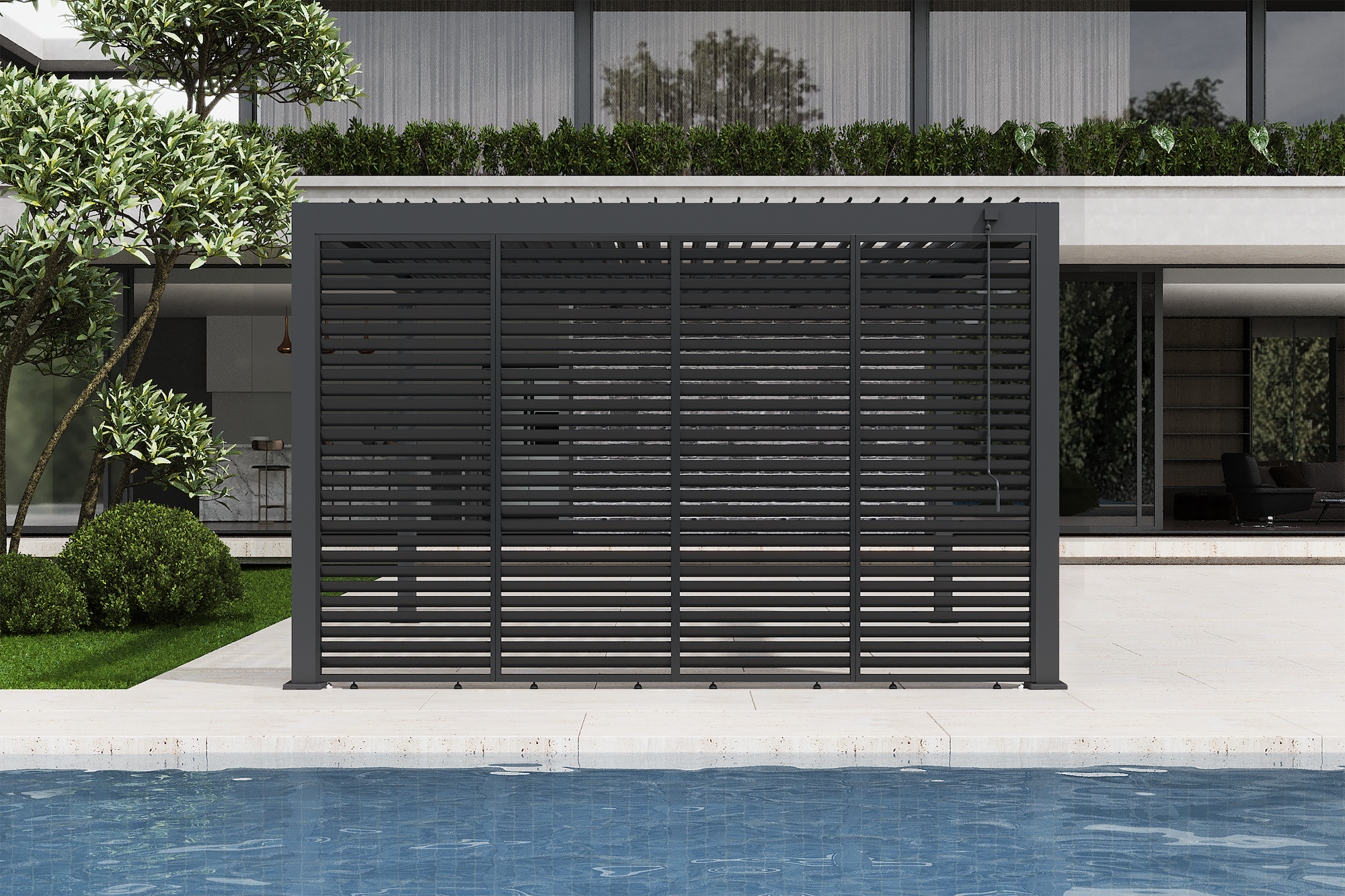 Pérgola Icon 120 4x4 Antracita