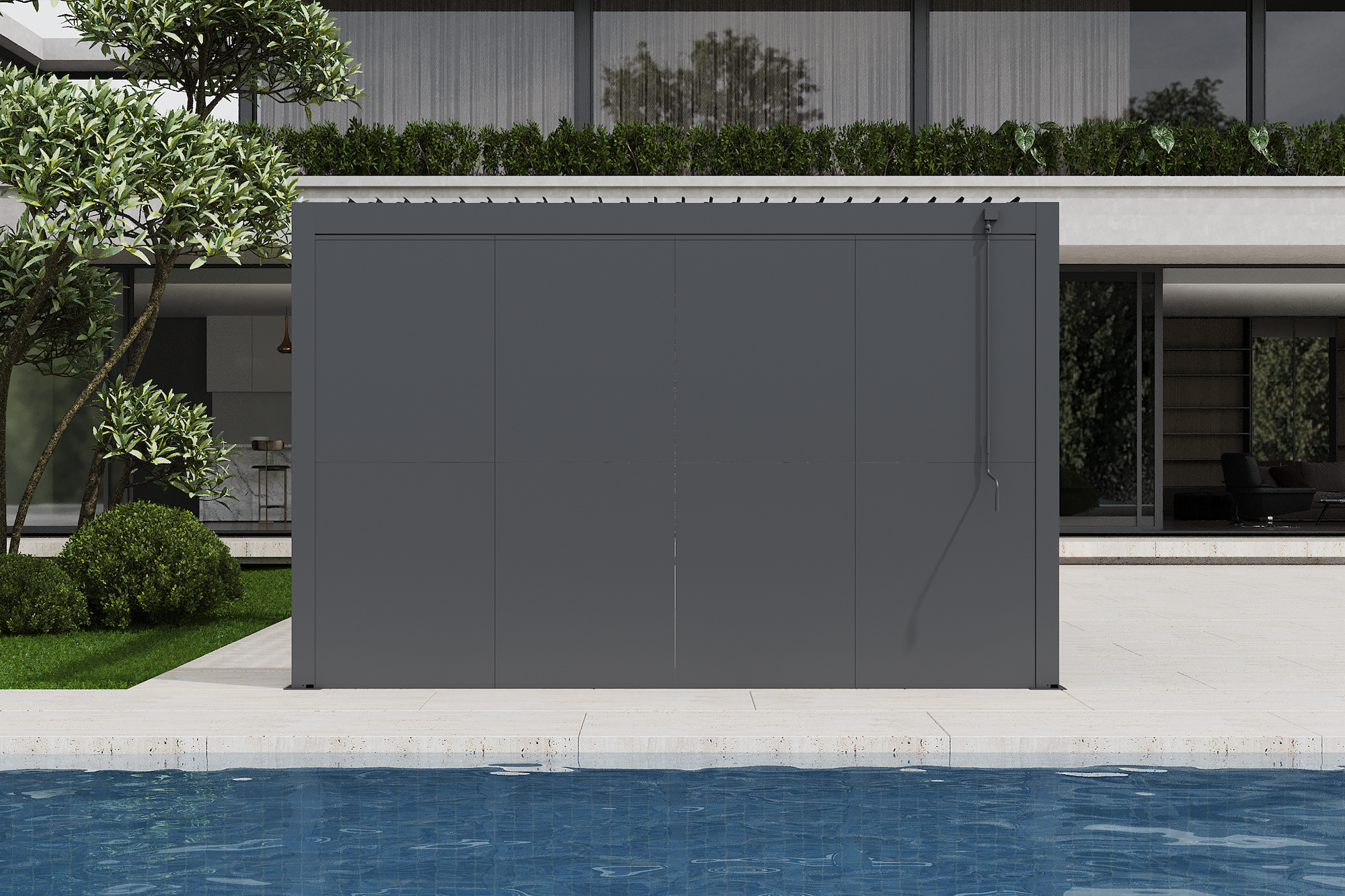 Pérgola Icon 120 4x4 Antracita