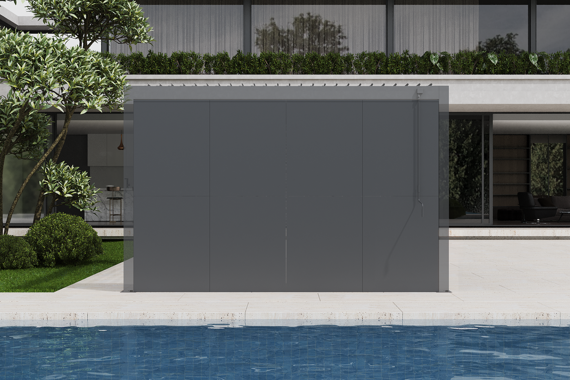 Pérgola Icon 120 4x4 Antracita