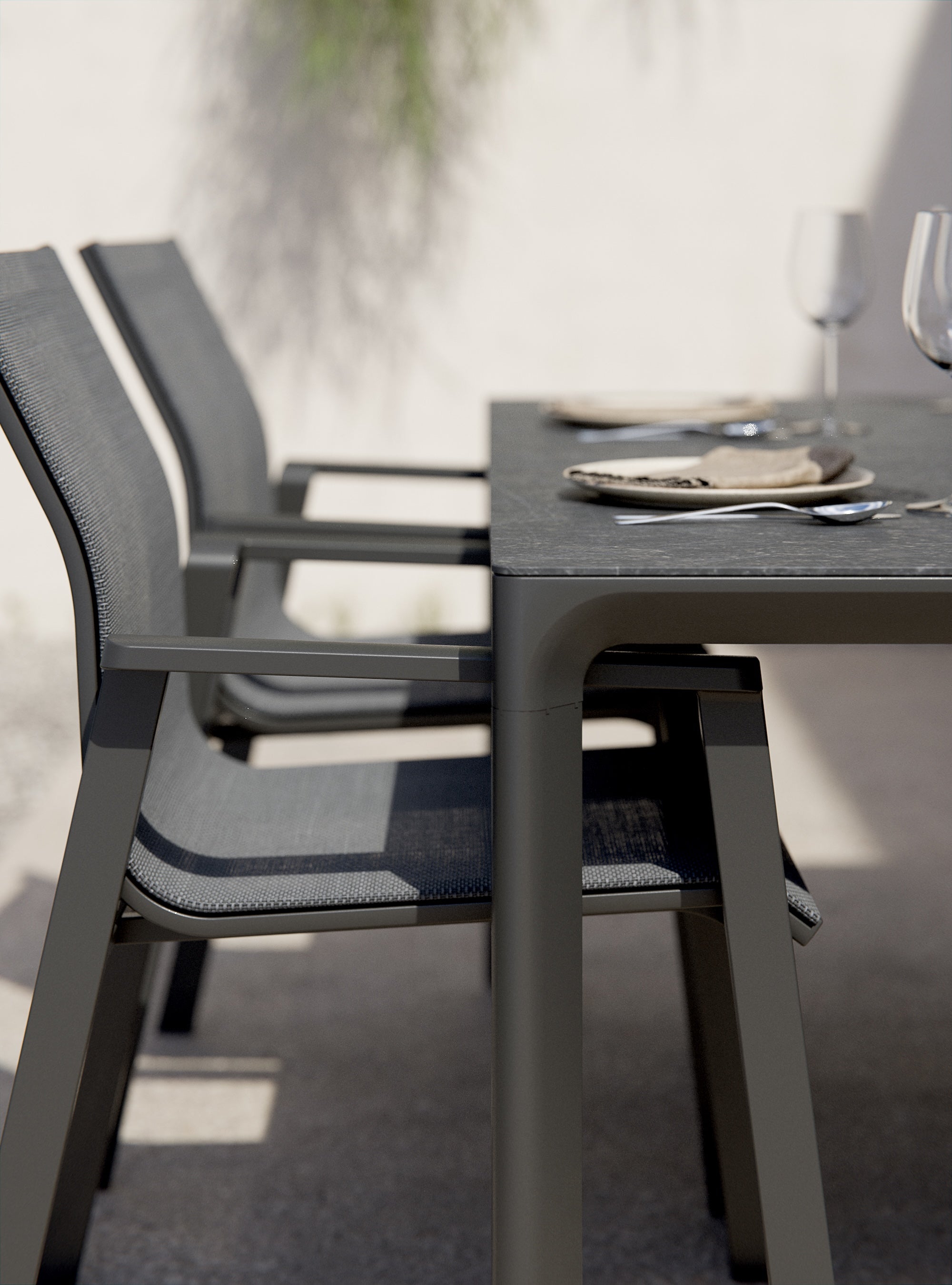 Nomad Dining Table Rect 160cm