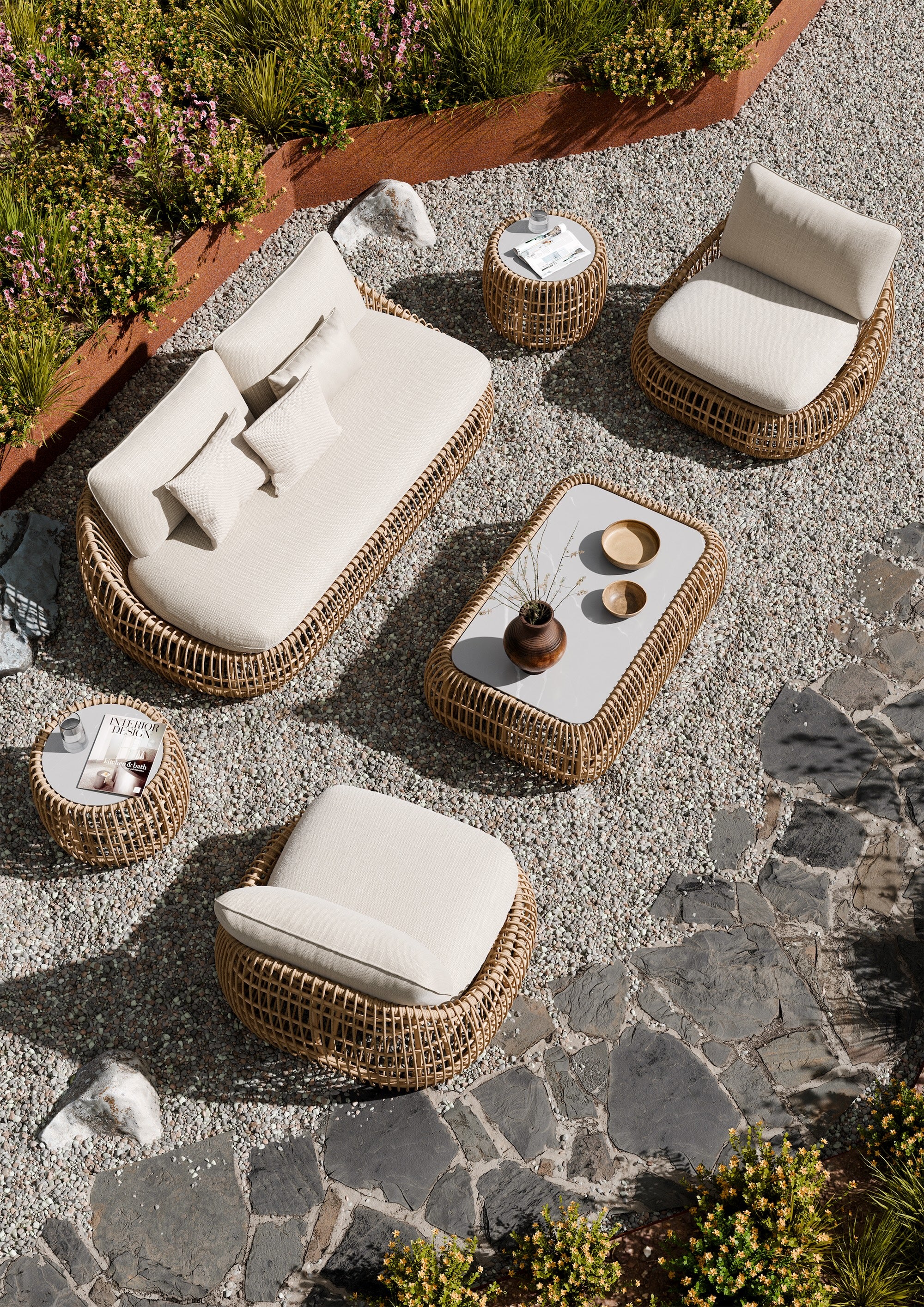 Mesa de centro rectangular Norden